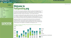 Desktop Screenshot of fedspending.org