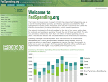 Tablet Screenshot of fedspending.org